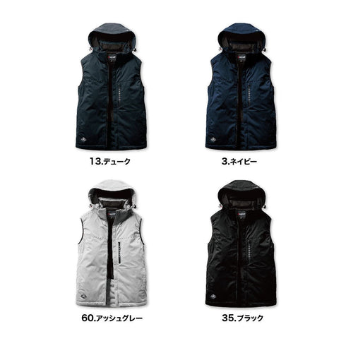 バートル 3264 ストレッチフーディ防寒ベスト