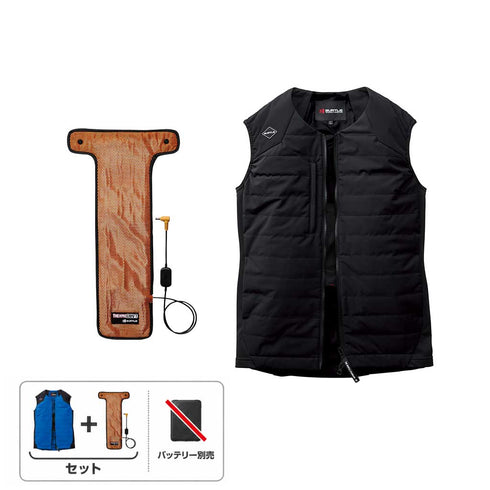 【バッテリー別売】BURTLE 3274 サーモベスト&TC501 サーモクラフト 電熱パッドセット