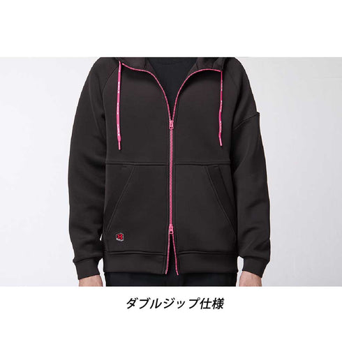 4110 エアテックジップフーディ